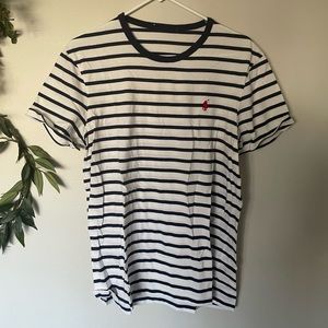 Polo Short Sleeve Striped Tee